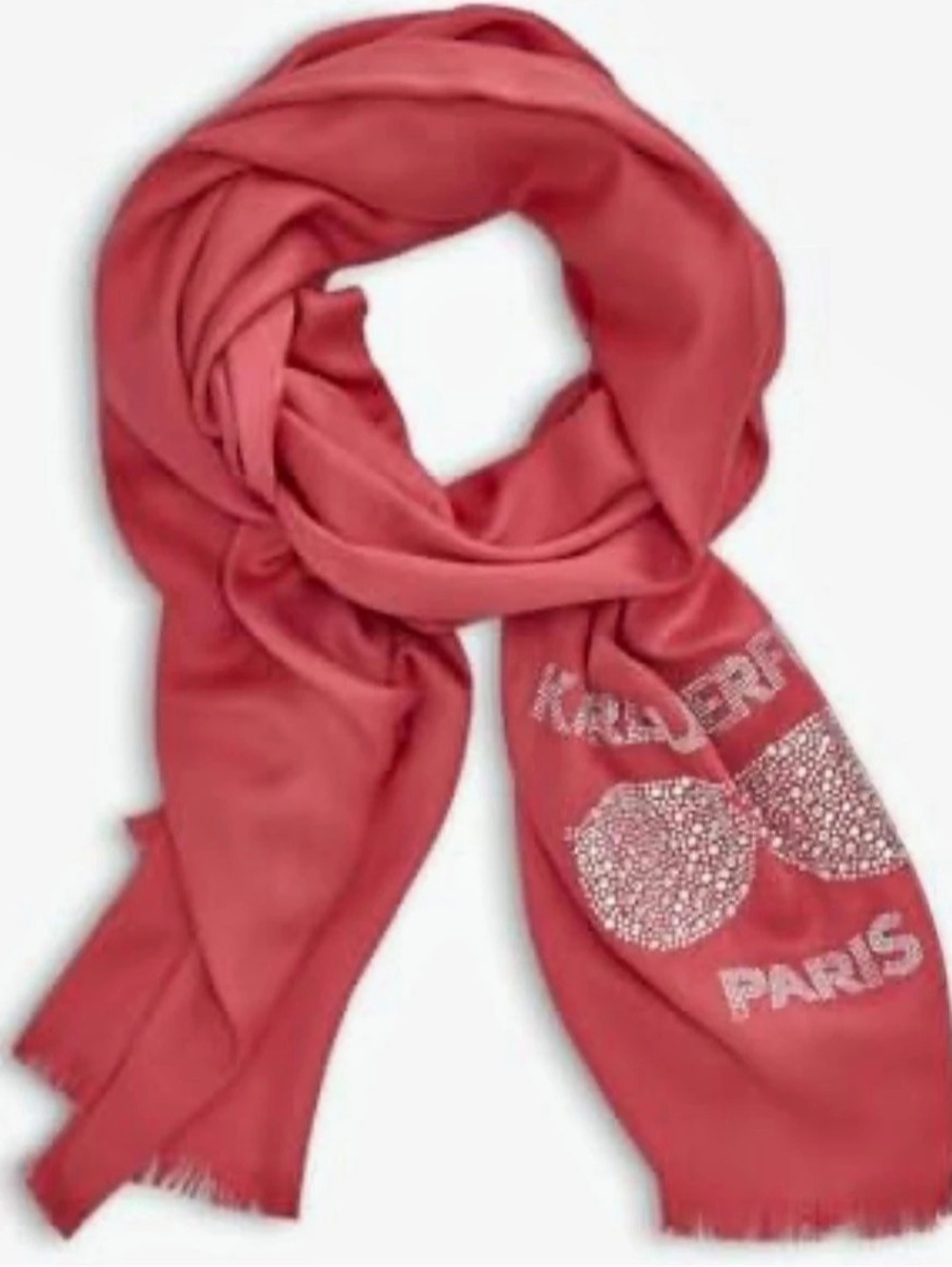 Karl Lagerfeld Paris graphic scarf Red Graphic Scarf